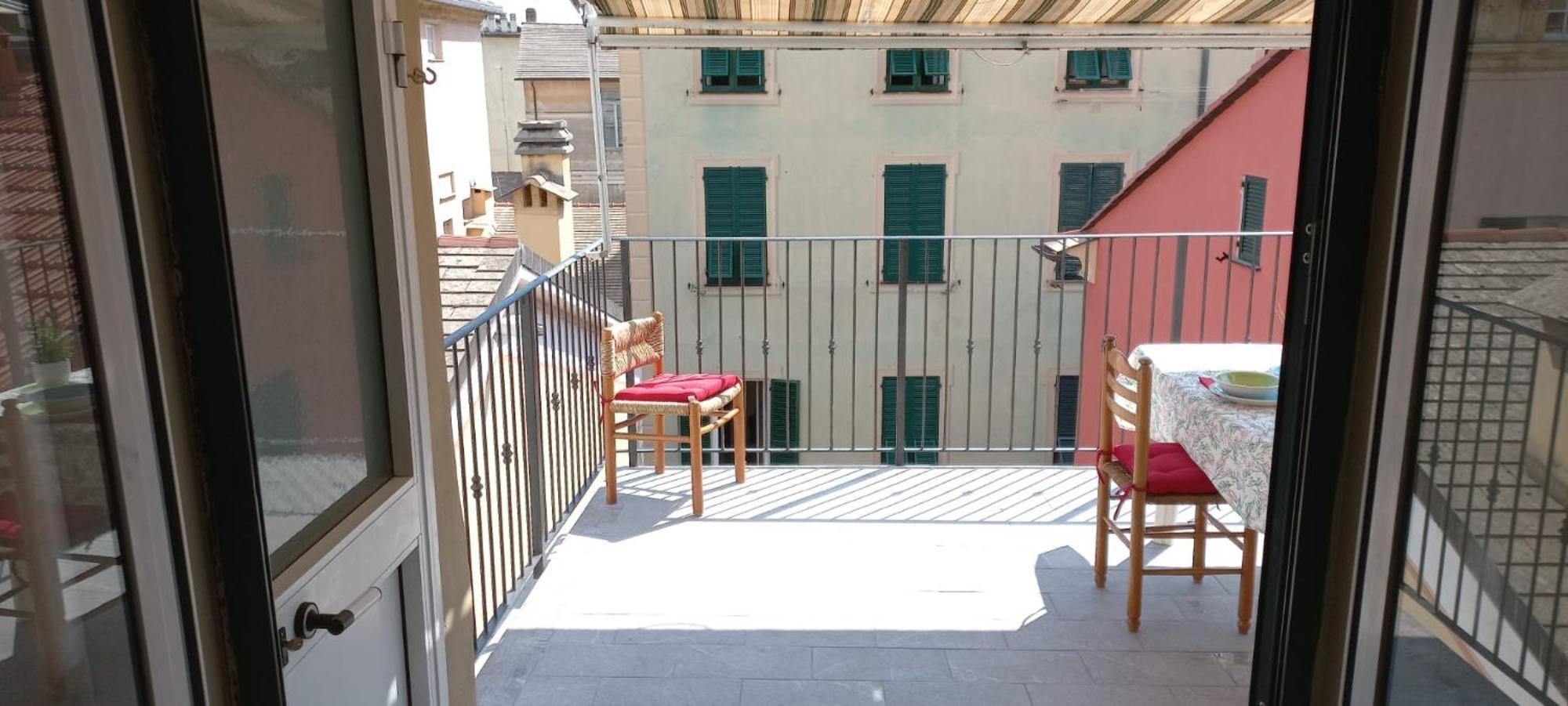 Ferienwohnung La Casa Sui Tetti Chiavari Exterior foto